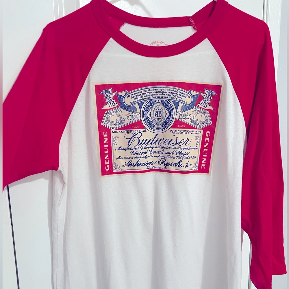 Authentic Budweiser Raglan